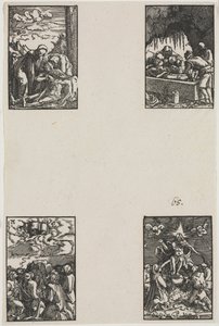 Menneskets fald og forløsning, ca. 1515. af Albrecht Altdorfer