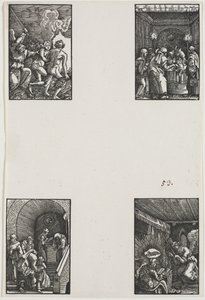Menneskets fald og forløsning, ca. 1515. af Albrecht Altdorfer