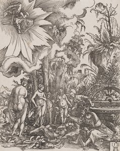 Dommen i Paris, 1511 af Albrecht Altdorfer