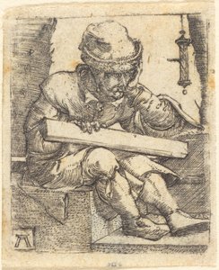 Den eftertænksomme tømrer af Albrecht Altdorfer