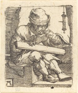 Den eftertænksomme tømrer af Albrecht Altdorfer