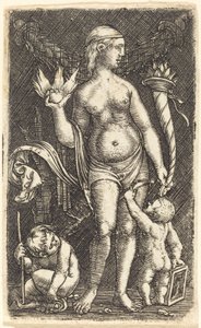 Venus og Amorer af Albrecht Altdorfer