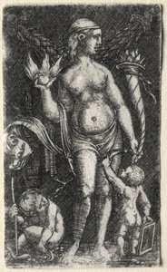 Venus mellem to amoriner af Albrecht Altdorfer