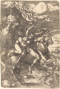 Bortførelse på en enhjørning af Albrecht Dürer