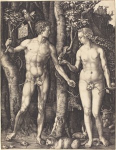 Adam og Eva af Albrecht Dürer