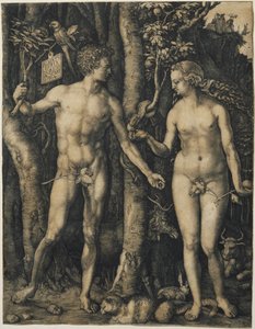 Adam og Eva af Albrecht Dürer