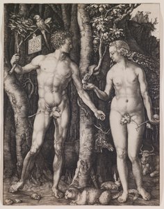 Adam og Eva af Albrecht Dürer