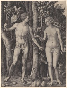 Adam og Eva af Albrecht Dürer