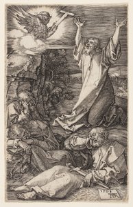 Agony in the Garden, fra The Engraved Passion af Albrecht Dürer