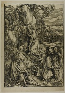 Agony in the Garden, fra The Large Passion af Albrecht Dürer