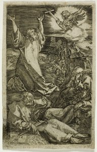 Kval i haven, fra den indgraverede lidenskab af Albrecht Dürer