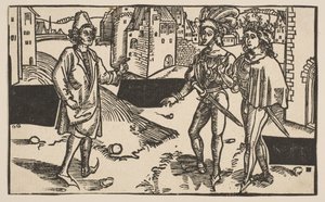 Andria, fra The Comedie of Terence, genoptryk fra det 19. århundrede.n.d. af Albrecht Dürer