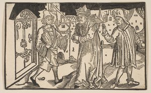 Andria, fra The Comedie of Terence, genoptryk fra det 19. århundrede.n.d. af Albrecht Dürer