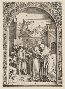 Anna og Joakim under Den Gyldne Port af Albrecht Dürer