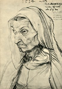 Barbara Durer, 1514, 1943. af Albrecht Dürer