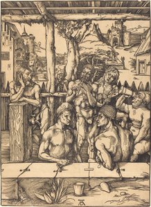 Badehus af Albrecht Dürer