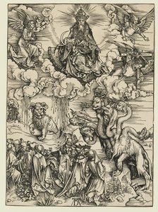 Udyr med to horn som et lam af Albrecht Dürer