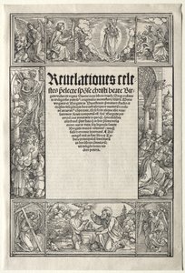 Grænse - med Kristi dåb af Albrecht Dürer