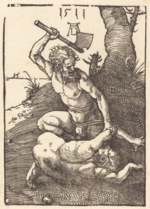 Kain dræber Abel, 1511. af Albrecht Dürer