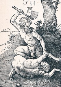 Kain dræber Abel, 1511 1906 af Albrecht Dürer