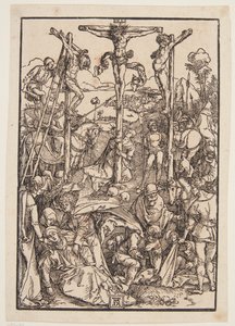 Golgata (beskedent træsnit) af Albrecht Dürer