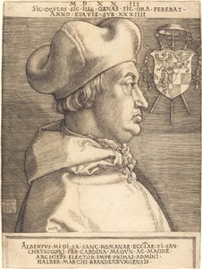 Kardinal Albrecht af Brandenburg ("Store kardinal") af Albrecht Dürer