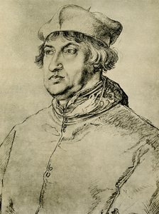 Kardinal Albrecht af Brandenburg af Albrecht Dürer