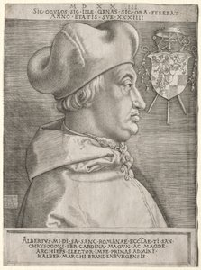 Kardinal Albrecht af Brandenburg - Den store tallerken af Albrecht Dürer