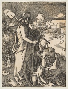 Kristus viser sig for Maria Magdalena, fra Den lille lidenskab, ca. 1510. af Albrecht Dürer