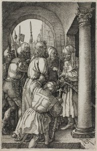 Kristus før Pilatus, fra Den indgraverede lidenskab af Albrecht Dürer