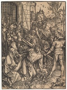Kristus bærer korset, fra The Large Passion, ca. 1498. af Albrecht Dürer