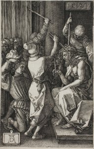 Kristus kronet med torne, fra The Engraved Passion af Albrecht Dürer