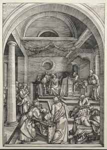 Kristus skændes med læger af Albrecht Dürer