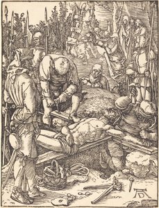 Kristus naglet til korset af Albrecht Dürer