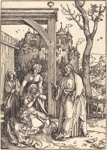 Kristus tager afsked fra sin mor af Albrecht Dürer