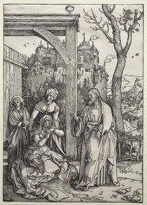 Kristus tager afsked med sin mor af Albrecht Dürer