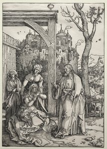 Kristus tager afsked med sin mor, ca. 1504-1505. af Albrecht Dürer