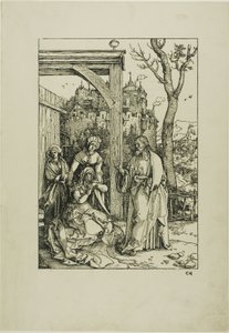 Kristus tager afsked med sin mor, fra Jomfruens liv af Albrecht Dürer
