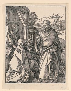 Kristus tager afsked med sin mor, fra The Little Passion Series af Albrecht Dürer