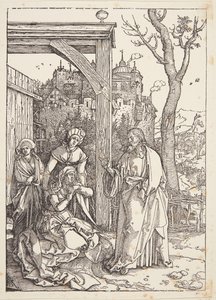 Kristus tager afsked med sin mor af Albrecht Dürer