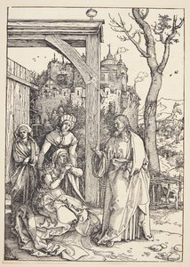 Kristus tager afsked med sin mor af Albrecht Dürer