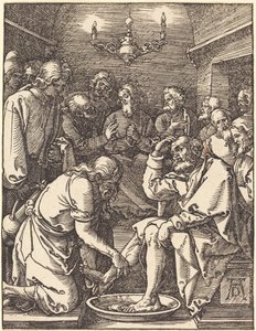 Kristus vasker disciplenes fødder af Albrecht Dürer