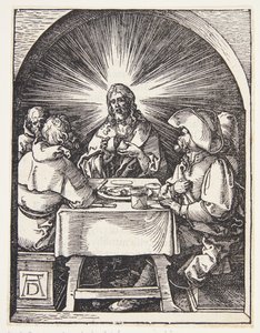Kristus i Emmaus af Albrecht Dürer