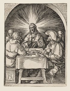 Kristus i Emmaus af Albrecht Dürer