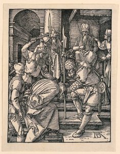 Kristus før Annas, fra The Little Passion Series af Albrecht Dürer