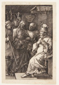 Kristus før Kajfas af Albrecht Dürer