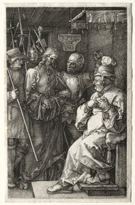 Kristus før Kajfas, 1512. af Albrecht Dürer