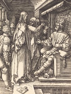 Kristus før Herodes, 1509. af Albrecht Dürer