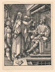 Kristus før Herodes, fra The Little Passion Series af Albrecht Dürer