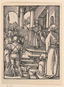 Kristus før Pilatus, fra The Little Passion Series af Albrecht Dürer